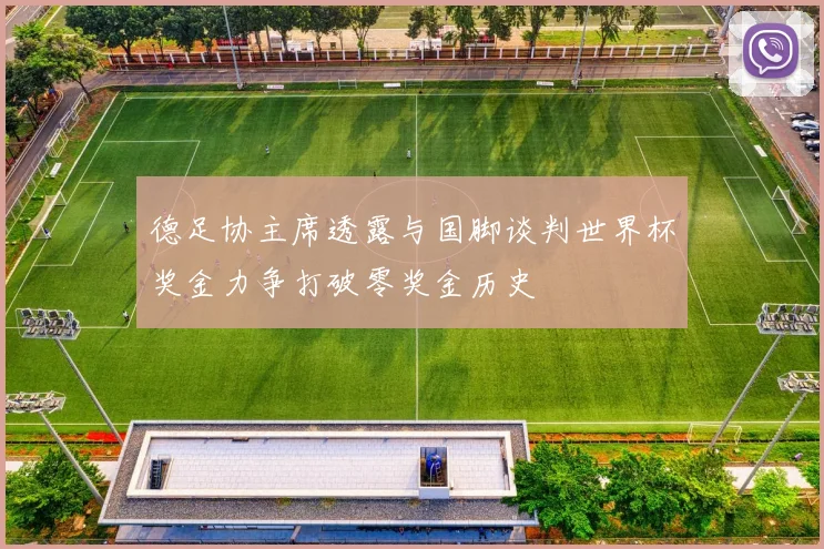 德足协主席透露与国脚谈判世界杯奖金力争打破零奖金历史