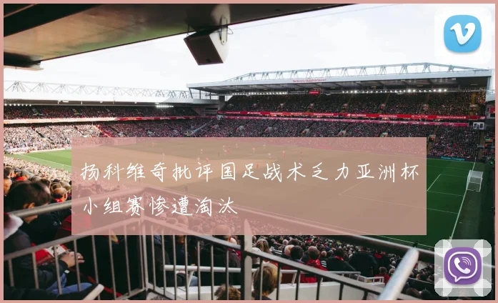 扬科维奇批评国足战术乏力亚洲杯小组赛惨遭淘汰